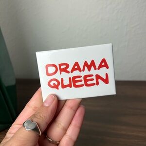 vintage y2k 2004 ‘Drama Queen’ fridge magnet